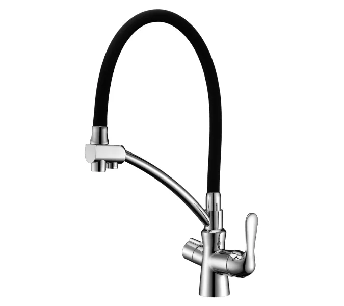 Смеситель Lemark Comfort LM3070C для кухни  с подключением к фильтру с питьевой водой, Выбрать цвет: Черный