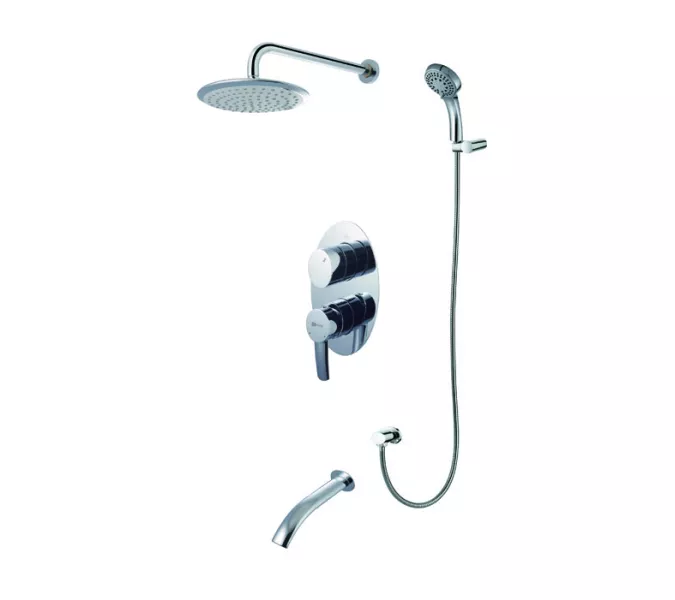 Смеситель Lemark Atlantiss LM3222C для ванны и душа, встраиваемый