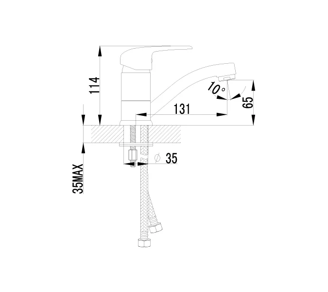 Смеситель Lemark Pramen LM3307C для раковины, изображение 2