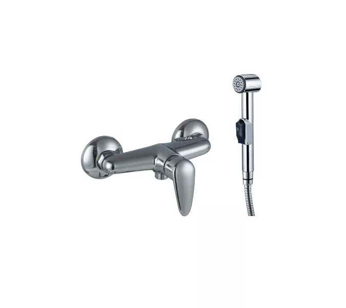 Смеситель Lemark Pramen LM3318C с гигиеническим душем, Выбрать цвет: Хром