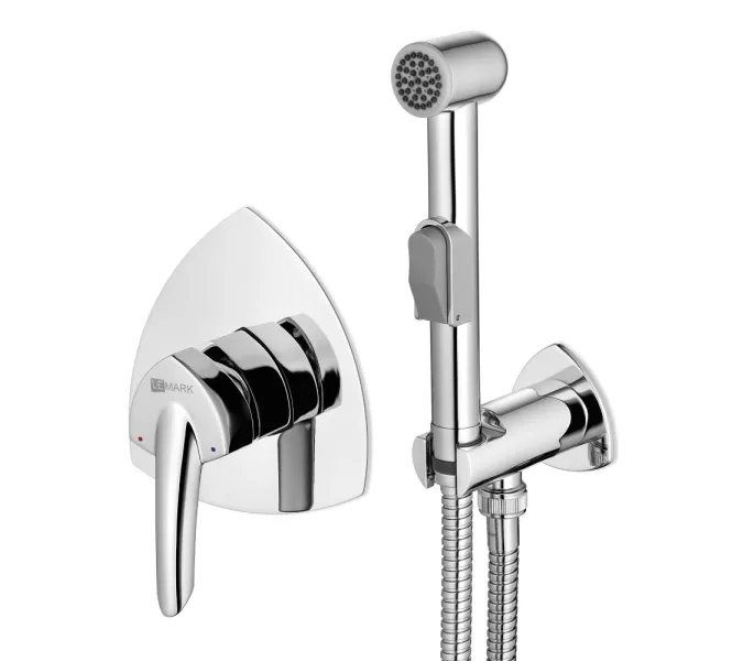 Смеситель Lemark Mars LM3519C с гигиеническим душем, встраиваемый