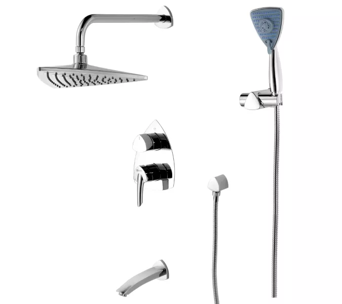 Смеситель Lemark Mars LM3522C для ванны и душа встраиваемый