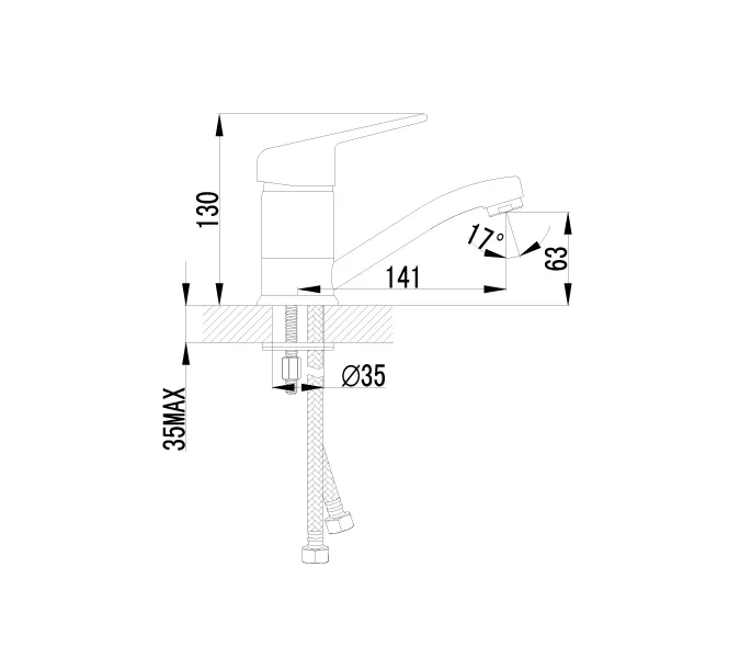 Смеситель Lemark Luna LM4107C для раковины, изображение 2