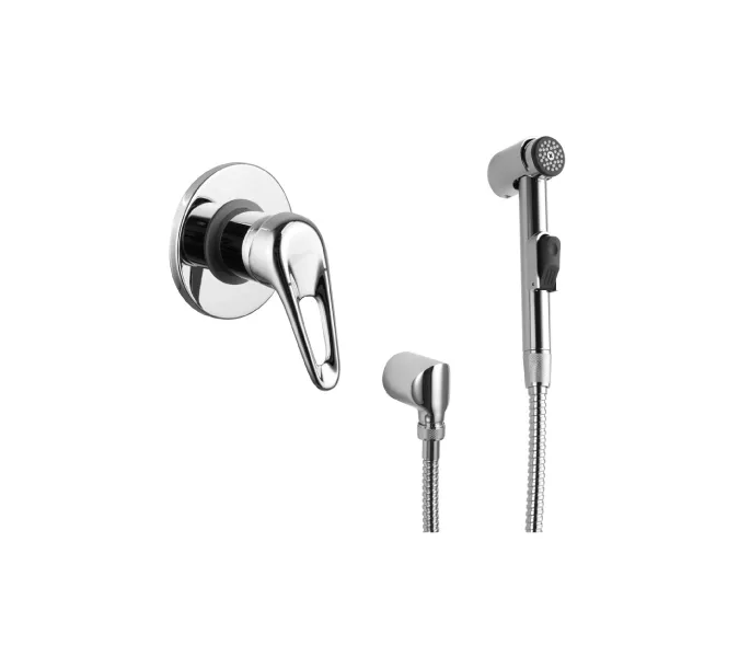 Смеситель Lemark Luna LM4119C с гигиеническим душем, встраиваемый