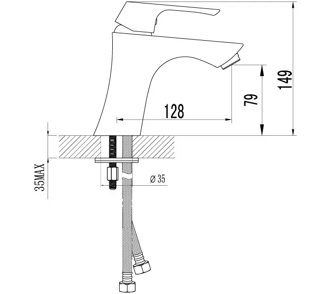 Смеситель Lemark Unit LM4506C для раковины, изображение 2