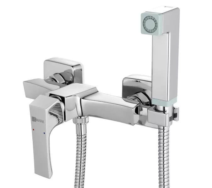 Смеситель Lemark Unit LM4518C с гигиеническим душем, встраиваемый