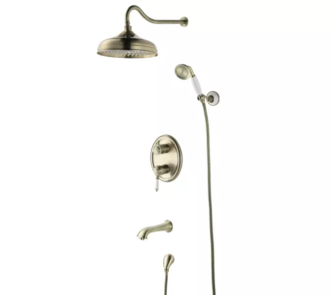 Смеситель Lemark Villa LM4822B для ванны и душа, встраиваемый