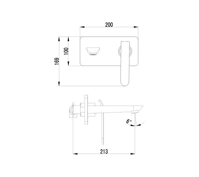 Смеситель Lemark Melange LM4926CW для раковины, встраиваемый, изображение 2