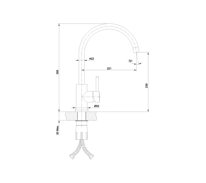 Смеситель Lemark Expert LM5078S для кухни, изображение 2
