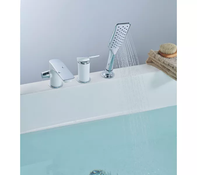 Смеситель Lemark Allegro LM5945CW на борт ванны, изображение 3