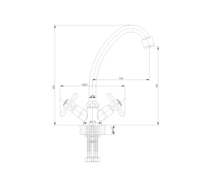 Смеситель Lemark Promotion LM6040C для кухни, изображение 2