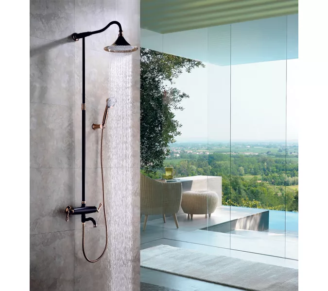 Смеситель Lemark Prime LM6162BRG для ванны и душа, изображение 3