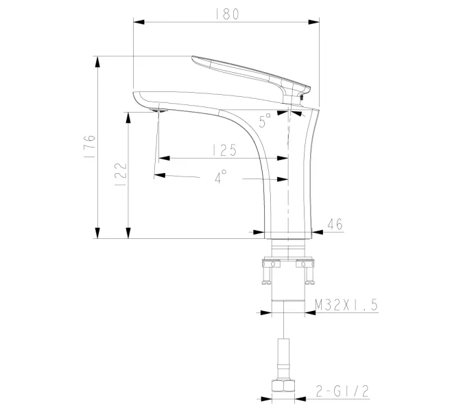 Смеситель Lemark Bellario LM6806C для раковины, изображение 2