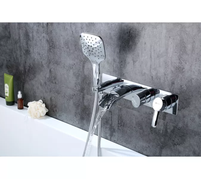Смеситель Lemark Atlantiss LM3224C для ванны и душа, встраиваемый, изображение 2