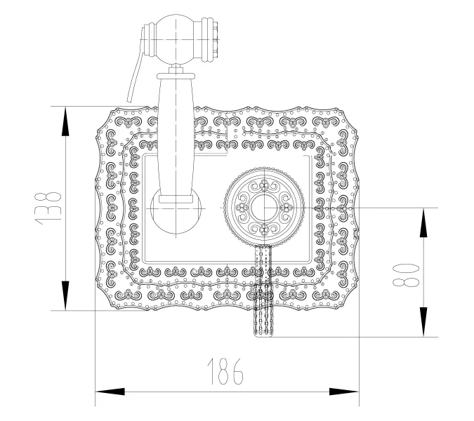 Смеситель Lemark Jasmine LM6619ORB с гигиеническим душем, встраиваемый, Выбрать цвет: Черная бронза, изображение 2