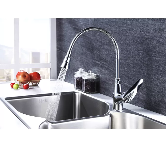 Смеситель Lemark Linara LM0413C для кухни с гибким изливом, изображение 2