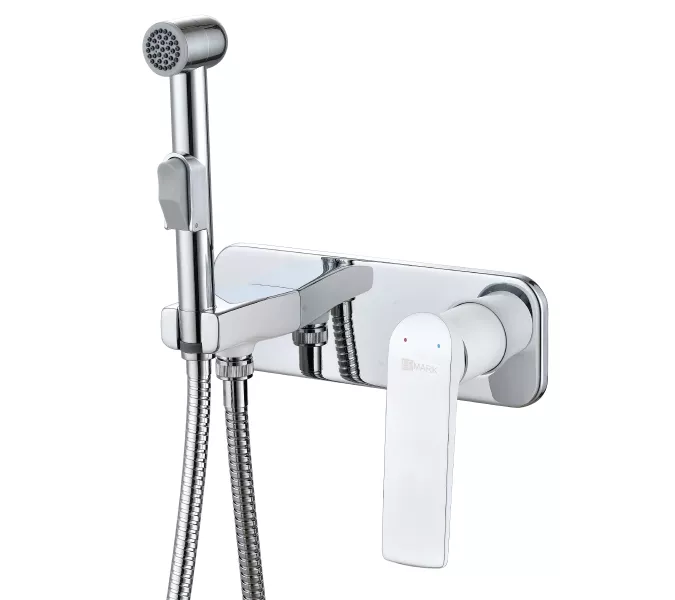 Смеситель Lemark Allegro LM5919CW с гигиеническим душем, встраиваемый