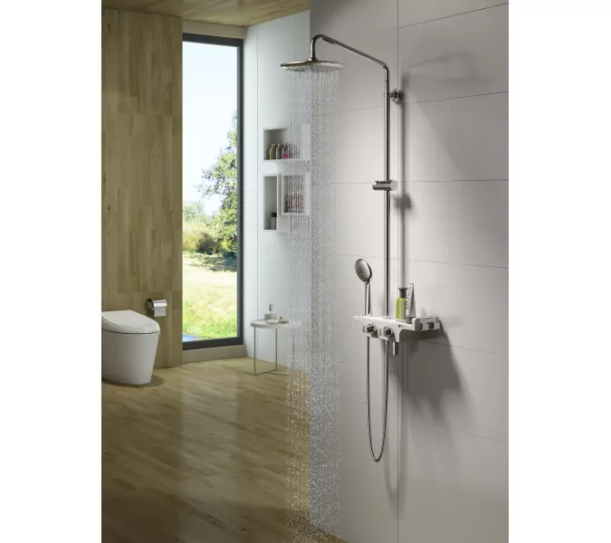 Душевая стойка  Lemark Tropic LM7008С  с термостатом