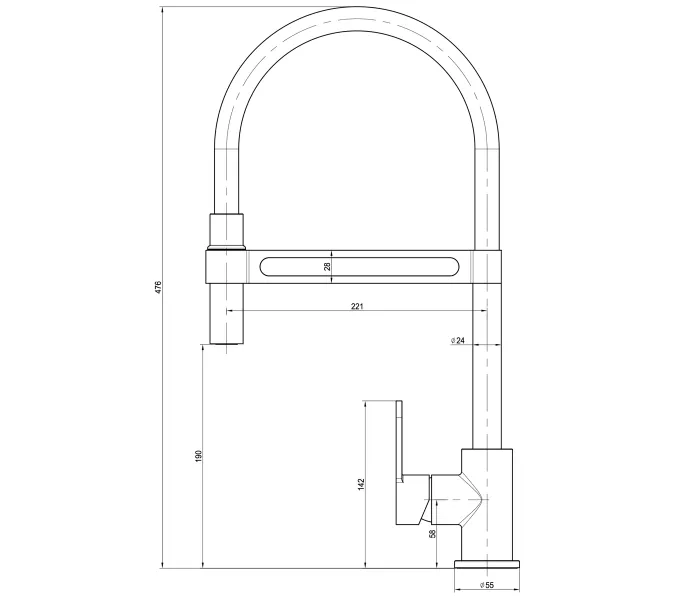Смеситель Lemark Soul LM6006C для кухни, изображение 2