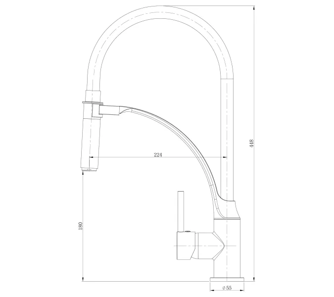 Смеситель Lemark Soul LM6007C для кухни, изображение 2