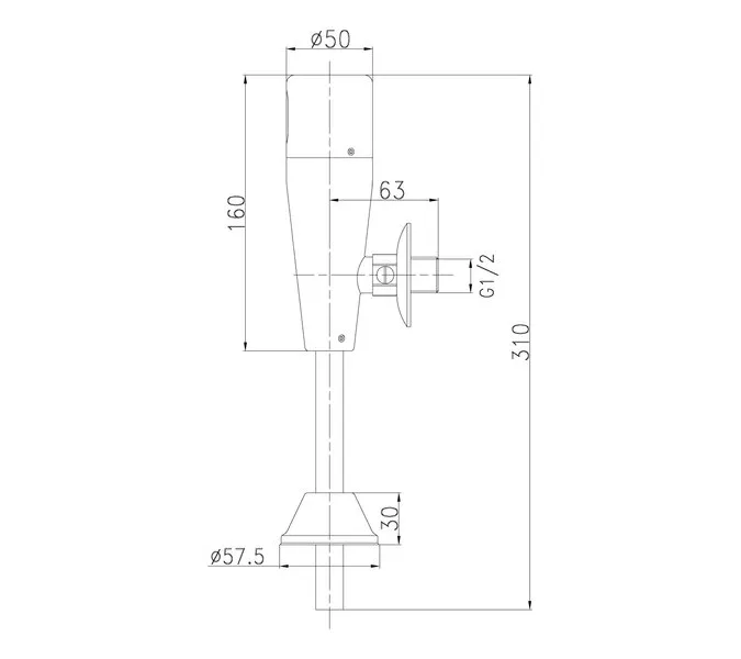 Смывное устройство Lemark Project LM4654CE для писсуара бесконтактное (сенсорное), изображение 9