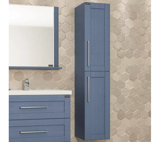 Шкаф-пенал подвесной СанТа Венера, Выбрать цвет: Дуб адриатика, изображение 2