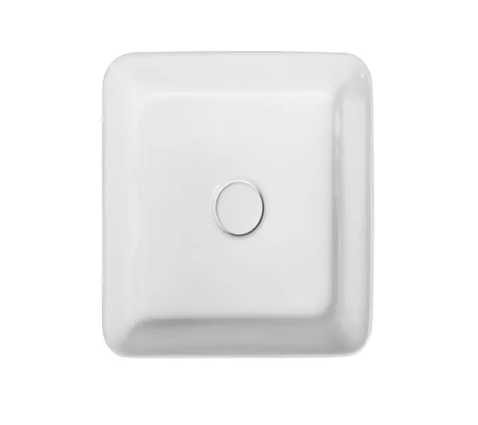 Раковина накладная прямоугольная CeramaLux W1531, Выбрать размер: 38х38х15, изображение 2