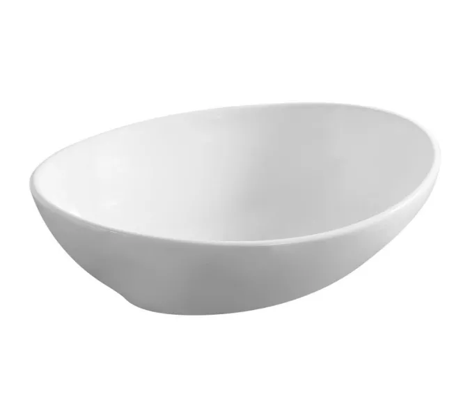 Раковина овальная накладная CeramaLux 7138, Выбрать цвет: Белый