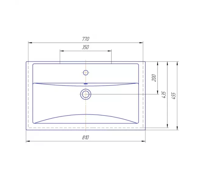 Умывальник Фостер 80, изображение 2