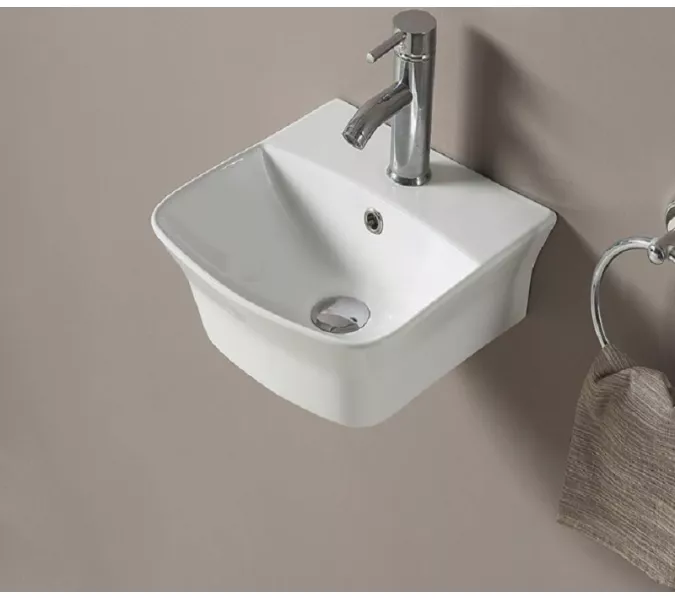 Умывальник подвесной прямоугольный CeramaLux 78369, Выбрать размер: 35