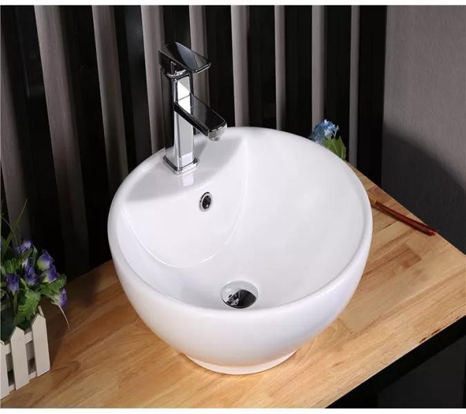 Умывальник CeramaLux круглый 9001, изображение 3