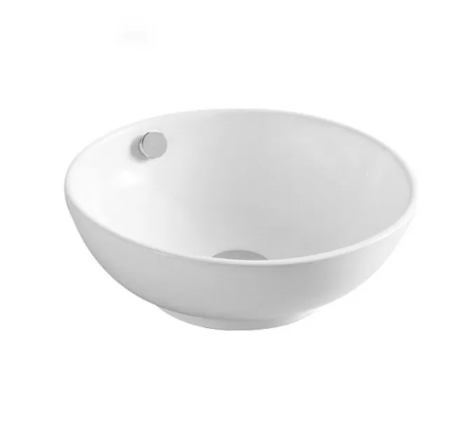 Раковина накладная круглая CeramaLux серия N 9002/9003А, Выбрать размер: 38х38х15