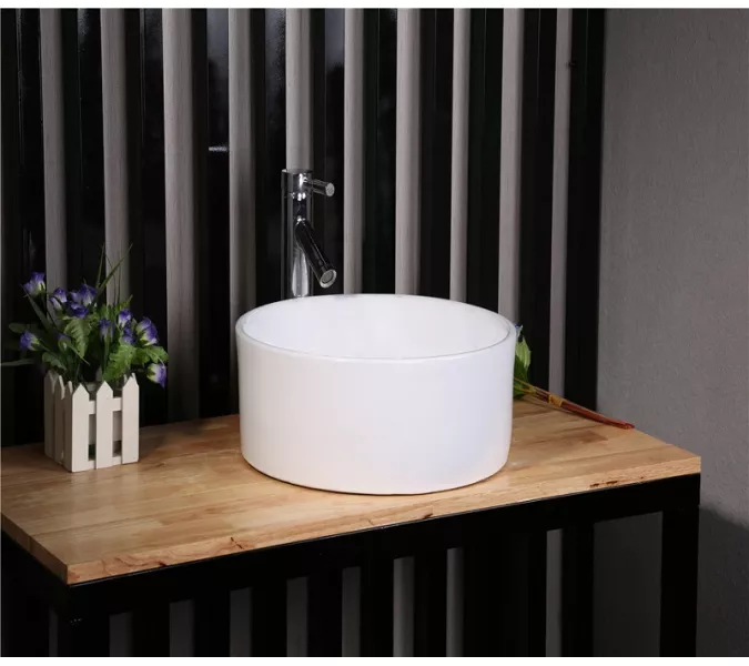 Раковина накладная круглая CeramaLux  9011, изображение 3