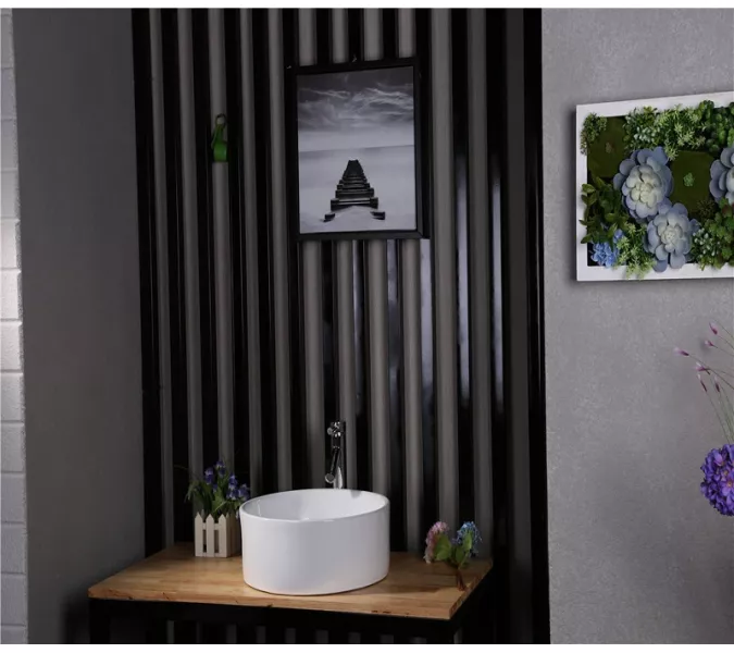 Раковина накладная круглая CeramaLux  9011, изображение 4