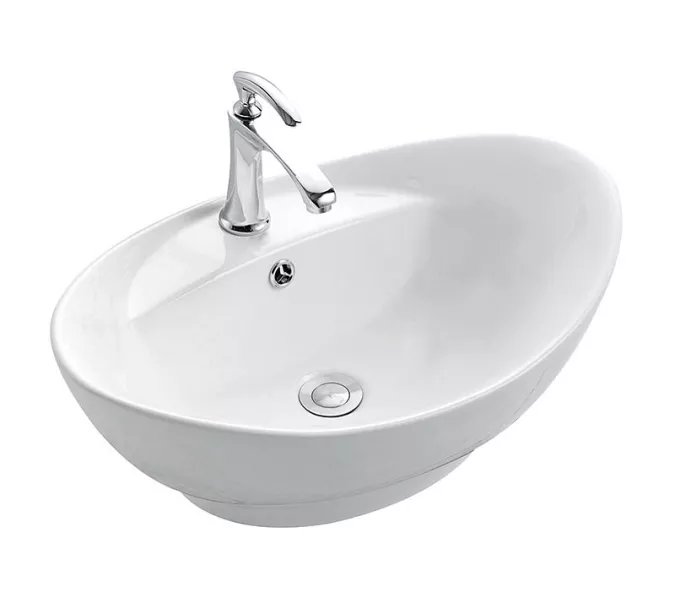 Раковина накладная овальная CeramaLux серия N 9018