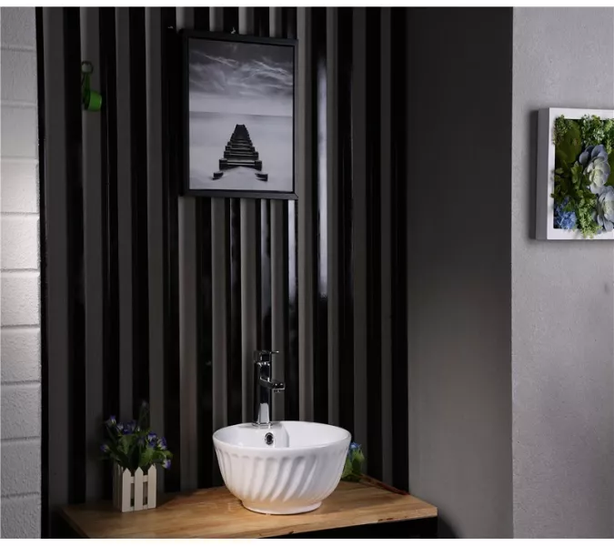 Раковина накладная круглая CeramaLux  9074, изображение 6