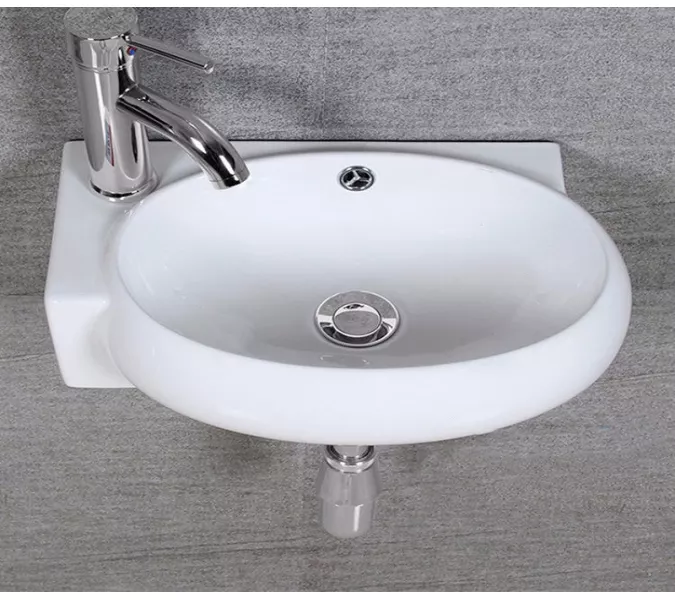 Умывальник подвесной  CeramaLux 9100, Ориентация: Правая, изображение 2