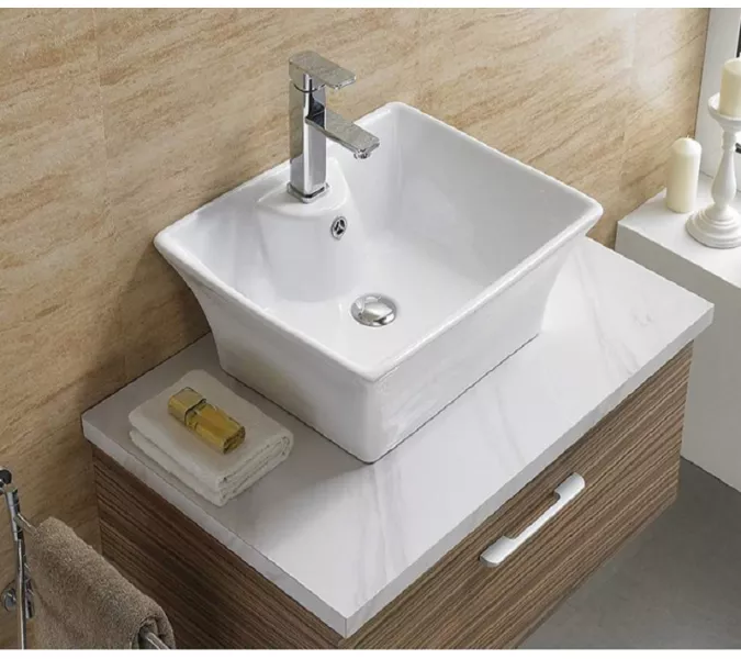 Раковина накладная прямоугольная CeramaLux 9108, изображение 3