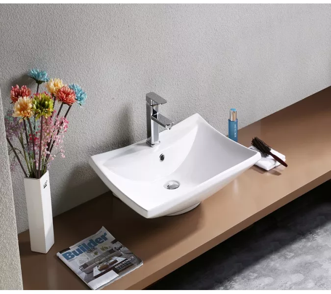 Раковина накладная прямоугольная CeramaLux 9111