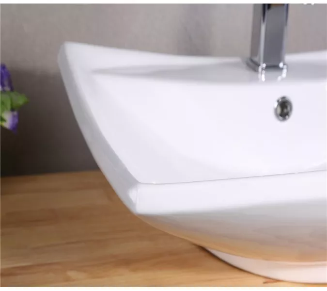 Раковина накладная прямоугольная CeramaLux 9111, изображение 3