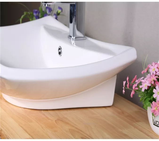 Раковина накладная прямоугольная CeramaLux 9111, изображение 4