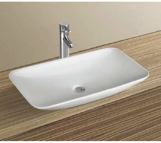 Раковина накладная прямоугольная CeramaLux 9122, изображение 2