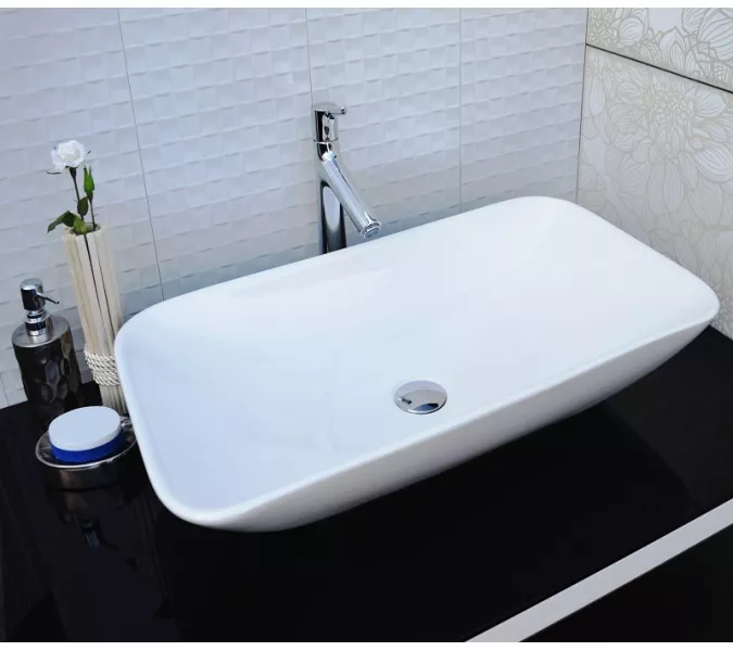 Раковина накладная прямоугольная CeramaLux 9122