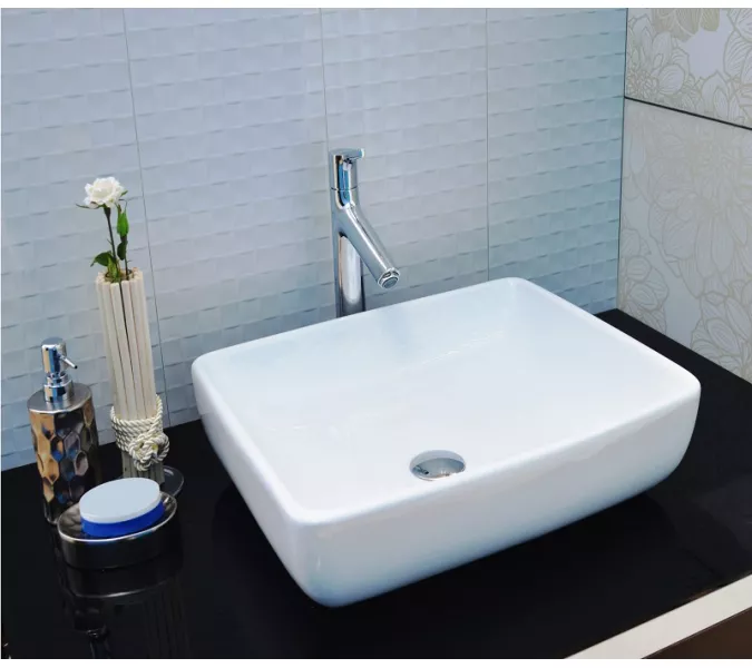 Раковина накладная прямоугольная CeramaLux 9132