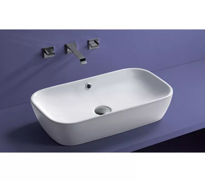 Раковина накладная прямоугольная CeramaLux 9217, изображение 2