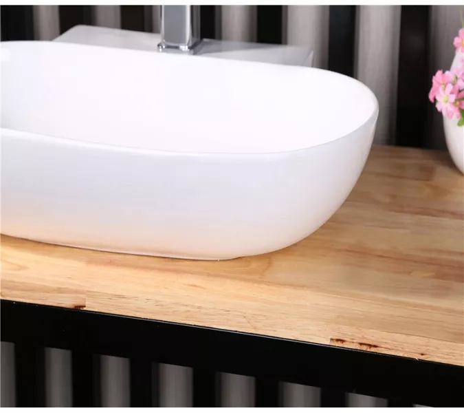 Раковина накладная овальная CeramaLux 9234, изображение 7