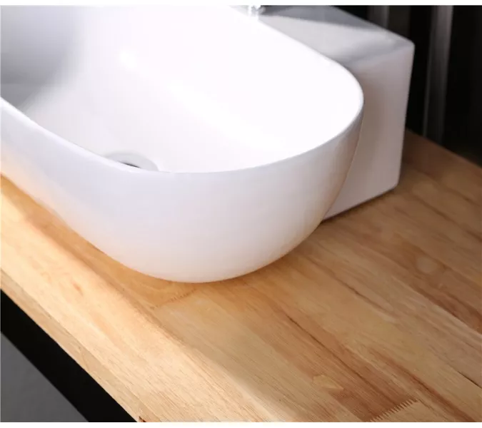 Раковина накладная овальная CeramaLux 9234, изображение 5