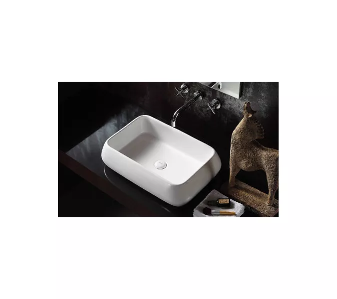 Раковина накладная прямоугольная CeramaLux  9239, изображение 3