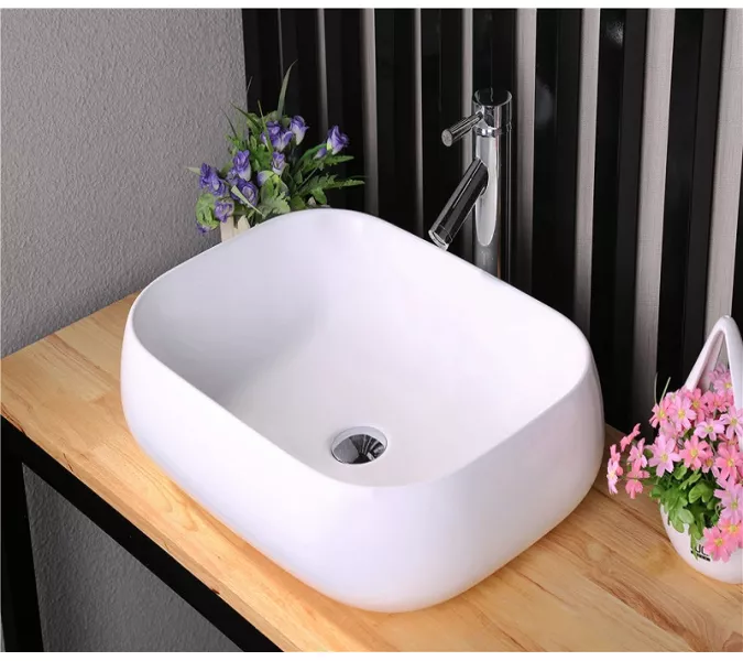 Раковина накладная прямоугольная CeramaLux 9243, изображение 2