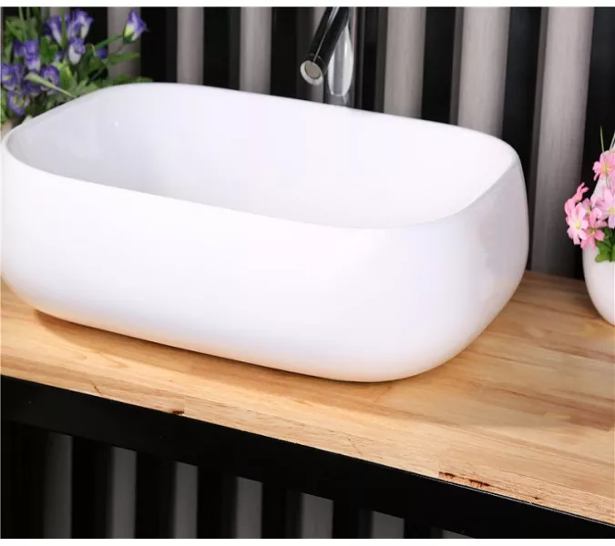 Раковина накладная прямоугольная CeramaLux 9243, изображение 3